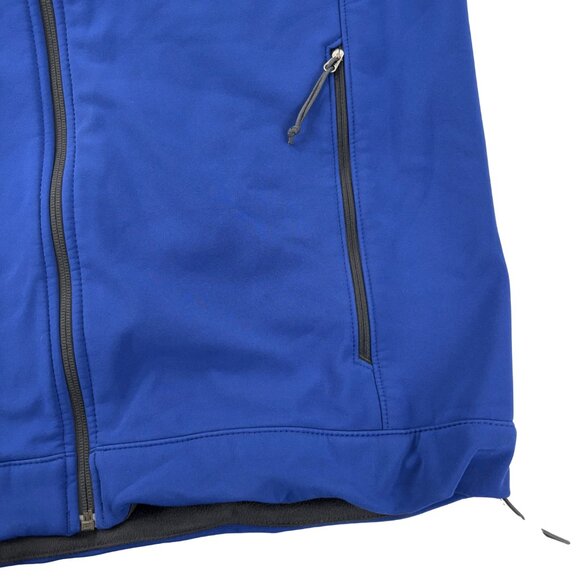 The North Face Men's Apex Bionic 2 Soft Shell Jacket in Blue/Black Size Medium - Picture 5 of 15